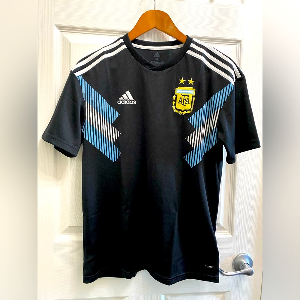 Argentina 2018 away Jersey XL Youth  ADIDAS